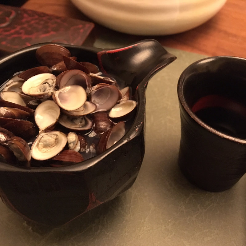 しじみのお出汁(桑名産天然蛤料理 貝新商店 （クワナサンテンネンハマグリリョウリ カイシンショウテン）)