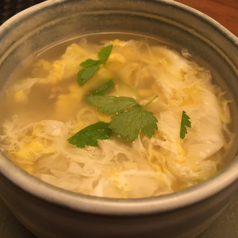 蛤とたまごのスープ(桑名産天然蛤料理 貝新商店 （クワナサンテンネンハマグリリョウリ カイシンショウテン）)