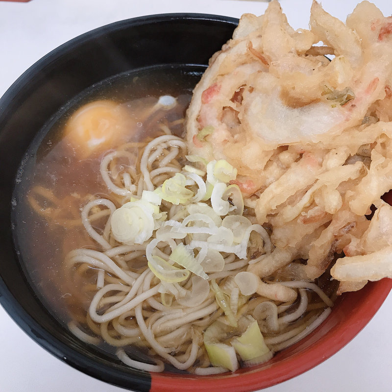 かき揚げ天ぷら玉子そばうどん(そばっ子 )