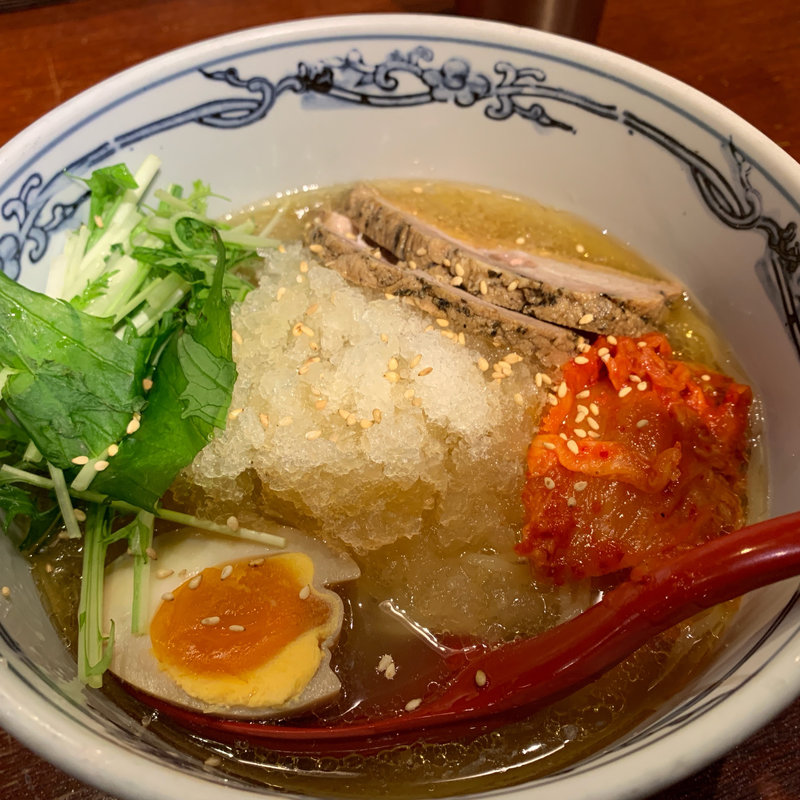 冷やしラーメン(麺屋六三六 大阪総本店)