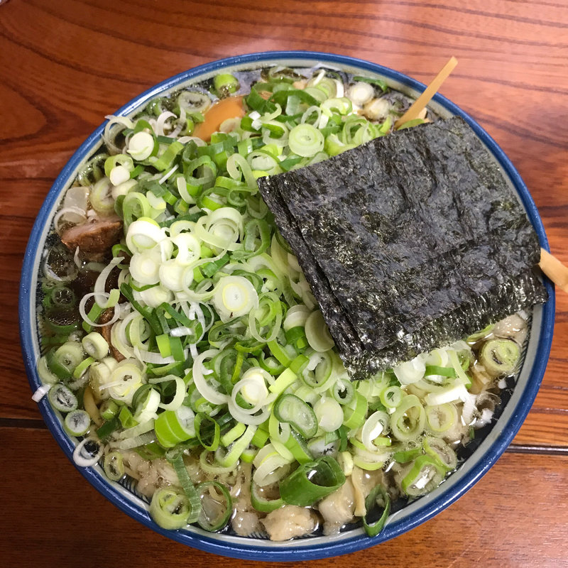 ラーメン ネギ増し(らーめん　満び)