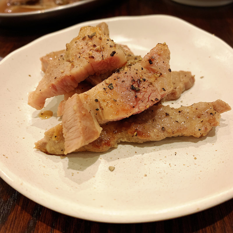まかない豚肩ロース焼き( 灼味噌らーめん 八堂八（やどや）)