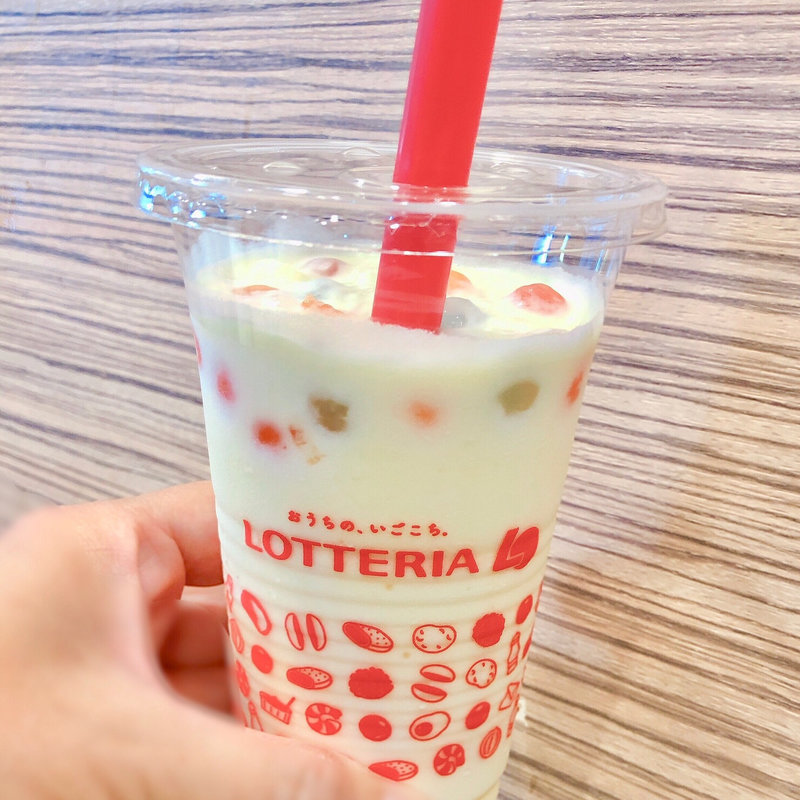 タピオカシェーキ （バニラ風味）(ロッテリア 山陽明石駅)