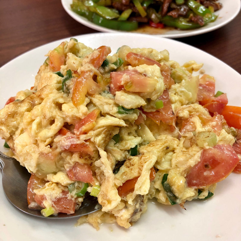 番茄炒蚕(香而廉小館)