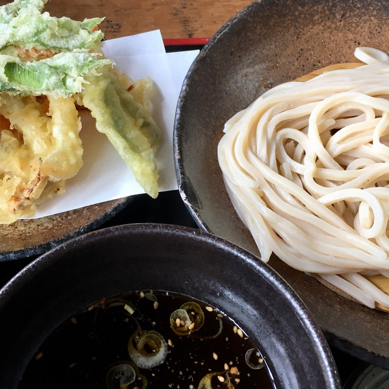 天ぷらつけうどん(やすらぎの家  )