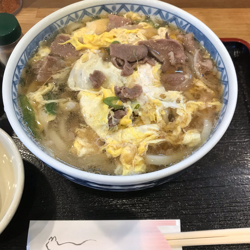 肉とじうどん(なかのや)