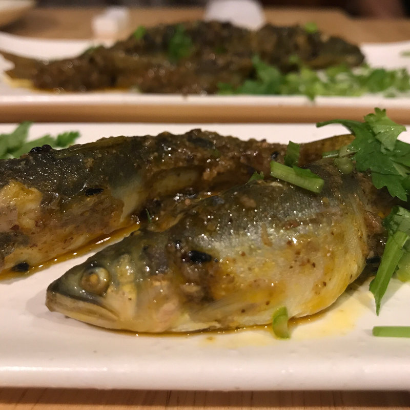 鮎のアチャール(スパイスバー コザブロ)