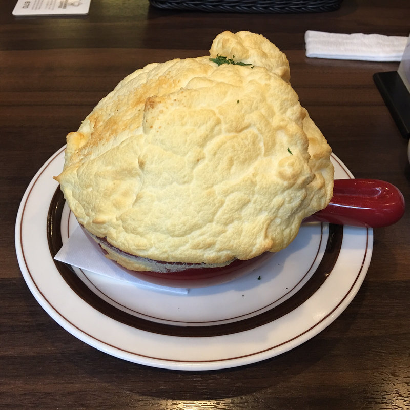 窯焼きふわふわスフレドリア(星乃珈琲店 マーブルロード店)