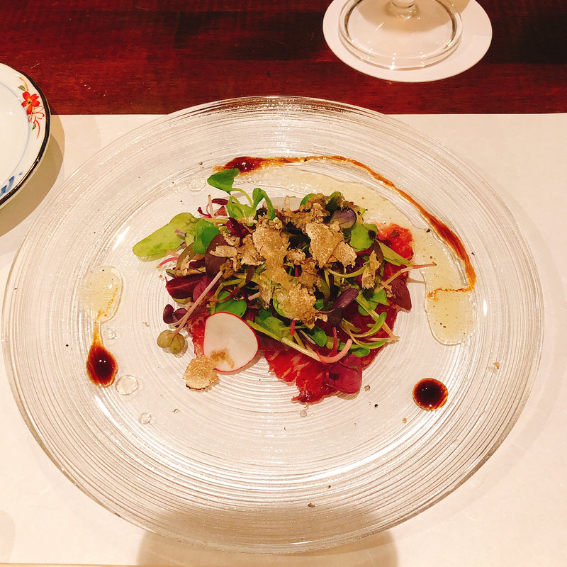 神戸ビーフブレザオラの前菜(だいごろう)