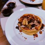 チョコレートバナナパンケーキ(ジェイエスパンケーキカフェ 立川店 （j.s. Pancake cafe）)