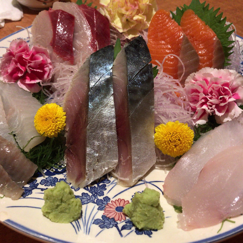 お造り五点盛り合わせ(あきよし)