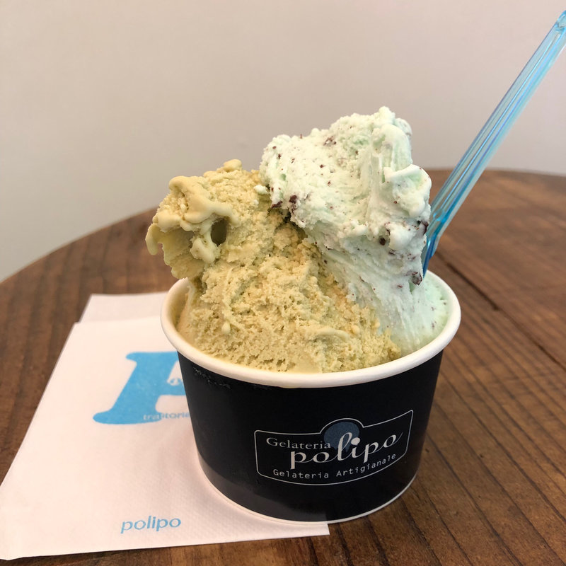 ジェラート ダブル(ジェラテリア ポリポ 並木通り店)