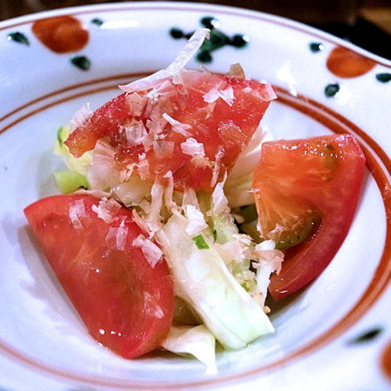 キャベツとフルーツトマトの漬け物サラダ(波やし （はやし）)