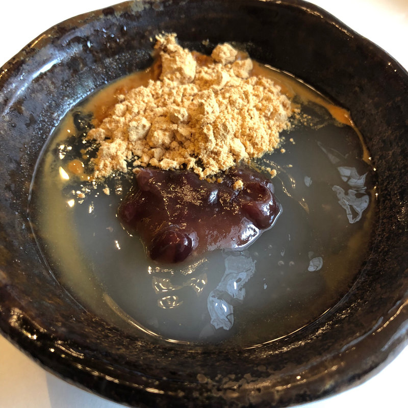 水わらび餅(割烹 東吉 （とうきち）)