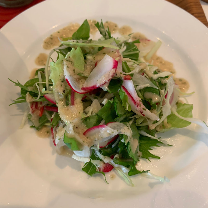 野菜サラダ(カレーのお店 ユーカリー)