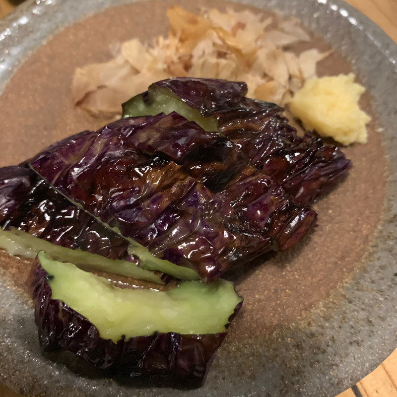 焼きナス(炉ばた 雷橋)