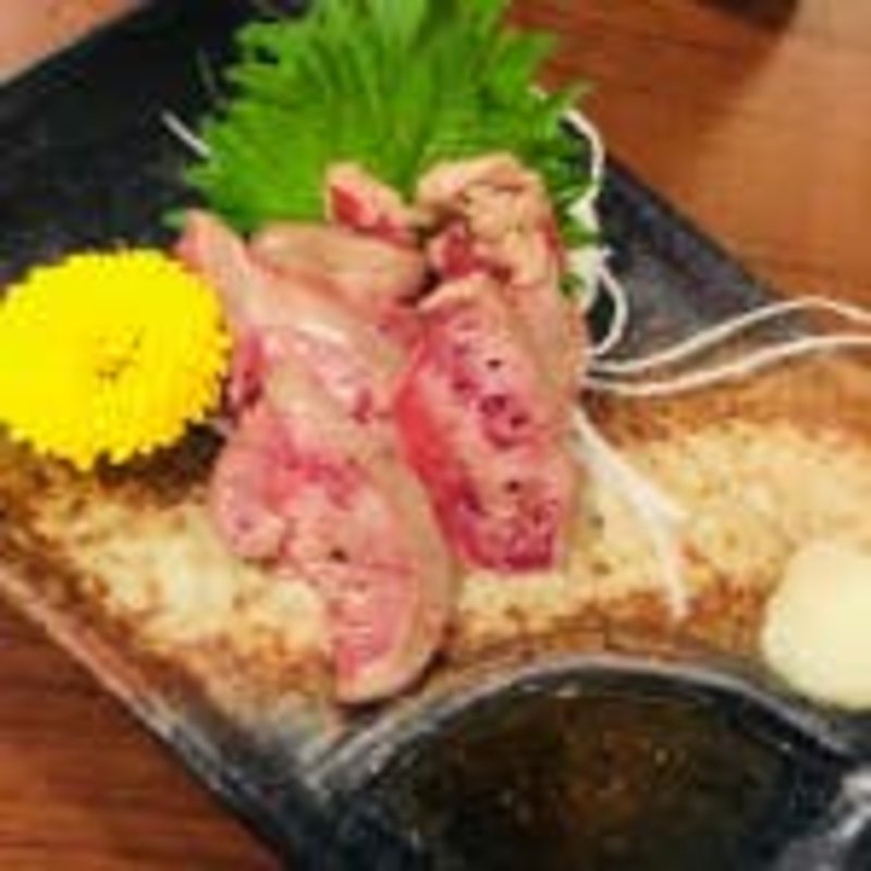 白レバ炙り(鳥道酒場)