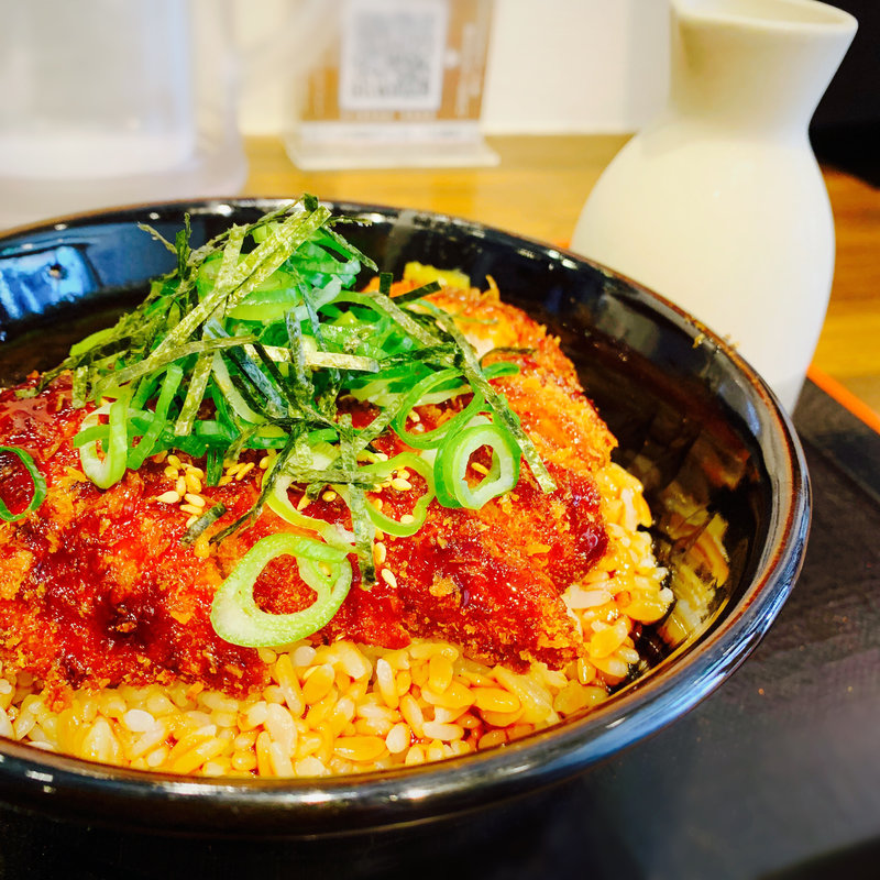 ひやだしかつ丼(背ロース並盛)(かつ丼 吉兵衛 東梅田店)