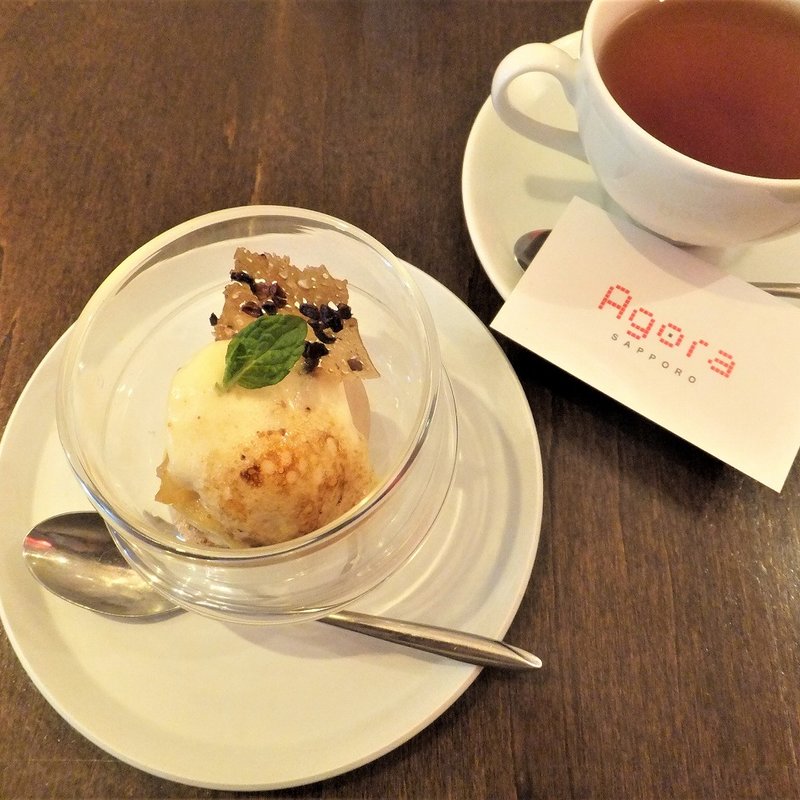自家製コーヒージェラードの柑橘ティラミス仕立て(Agora sapporo)