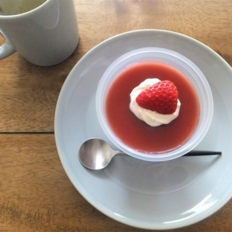 いちごミルクプリン(六花亭 東光ストア豊平店)