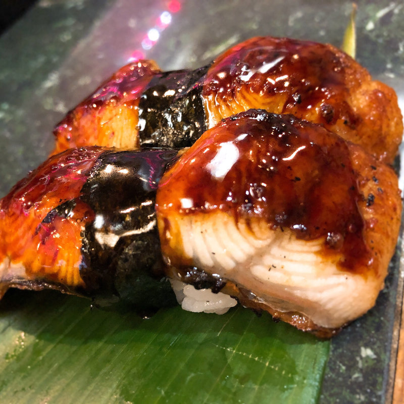 うなぎの握り(ほてい寿司 八尾支店)