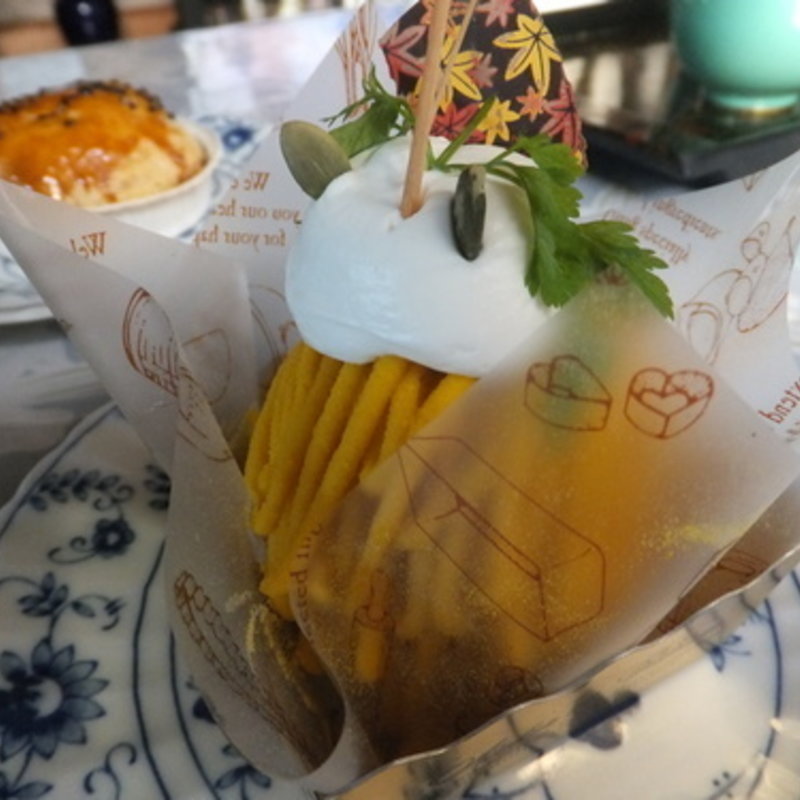 かぼちゃのモンブラン(ガトーフレール)