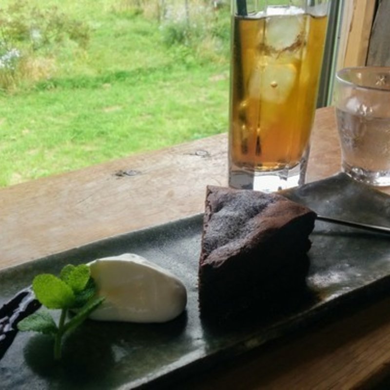 ガトーショコラ（ドリンクセット）(和徳石庵)