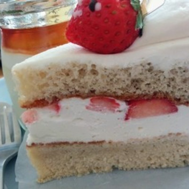 苺のショートケーキ(自然素材の菓子工房 ましゅれ 札幌白石本店)