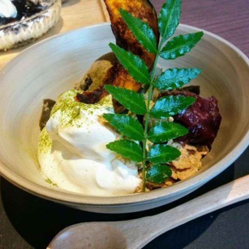 ほうじ茶パフェ(実くろ)