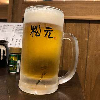 生ビール（プレミアムモルツ）(鶏匠 松元 博多デイトス店)