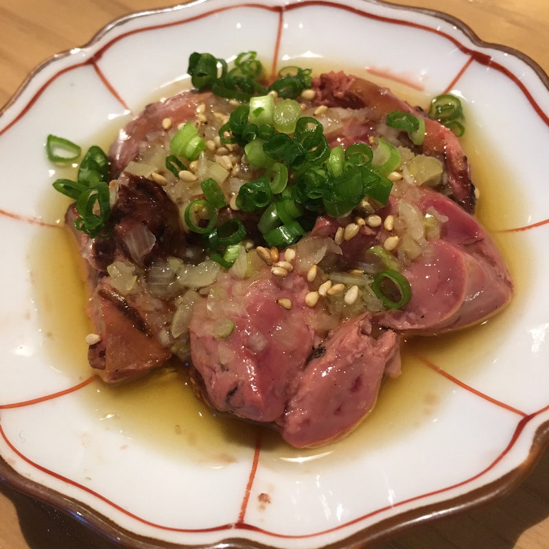 田舎鶏白レバーの叩き(せいすスタンド)