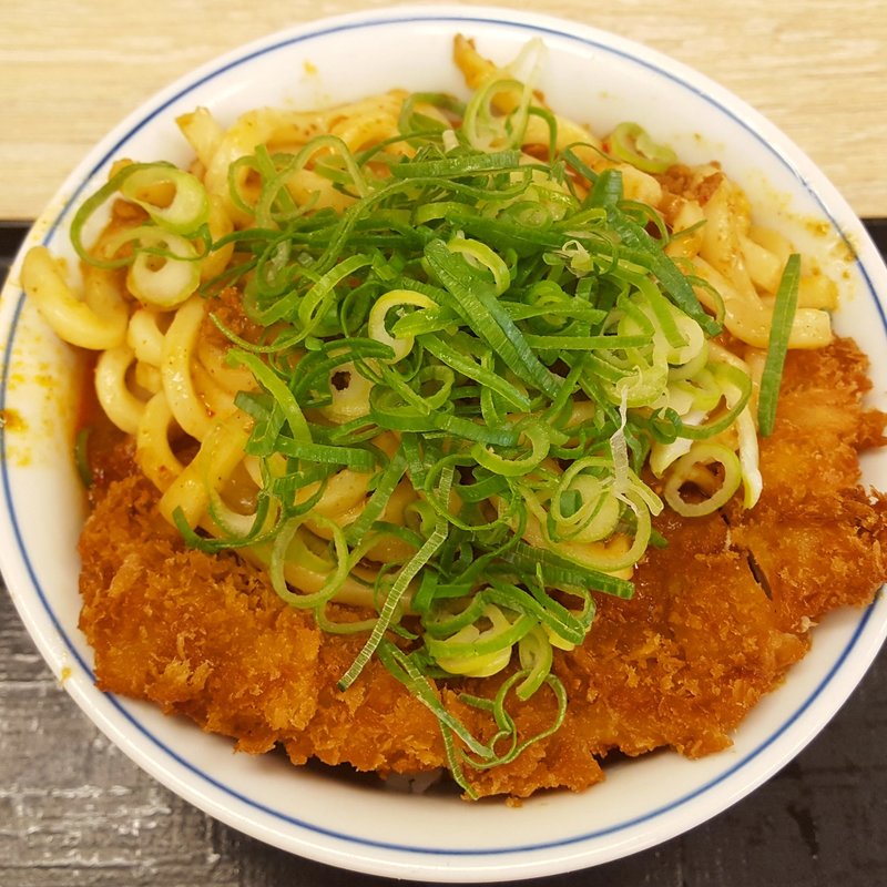 カレーうどんカツ丼(かつや)