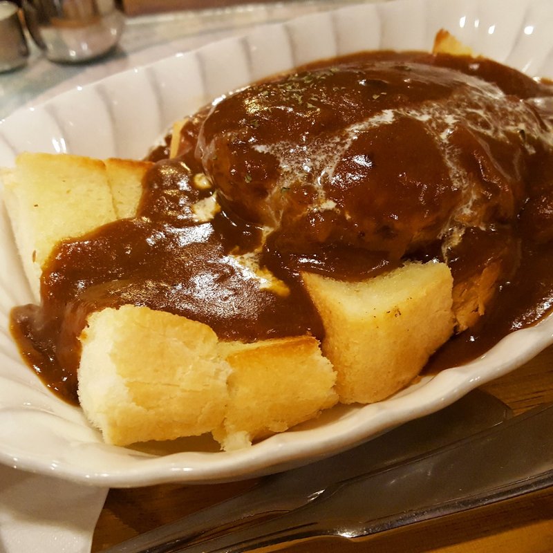 ハンバーグパンカレーセット(珈琲伴茶夢)