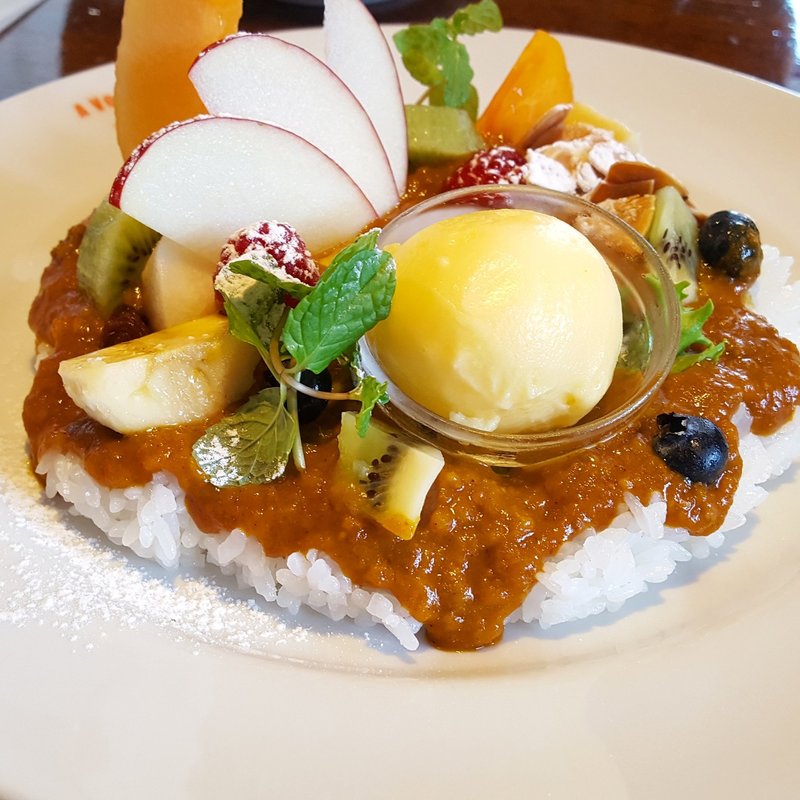 フルーツカレー(ア・ヴォートル・サンテ・エンドー)