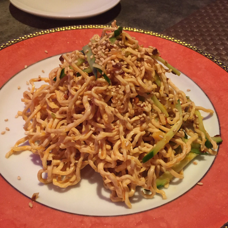 細切り豆腐のピリ辛和え(廣安)