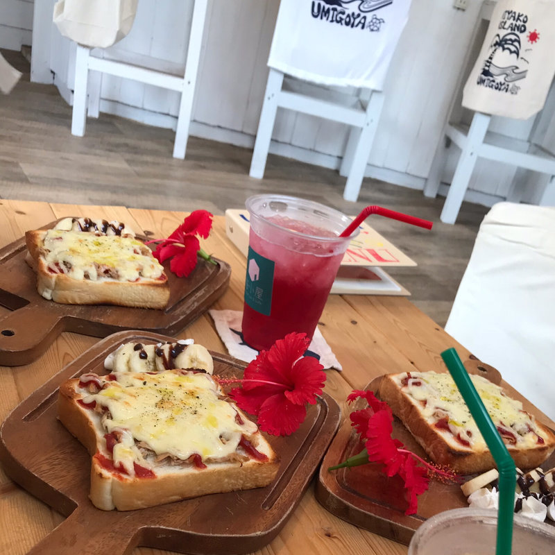 海小屋トースト(海小屋 シェイブアイス & カフェ)