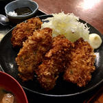 広島県産 牡蠣フライ(6個)定食