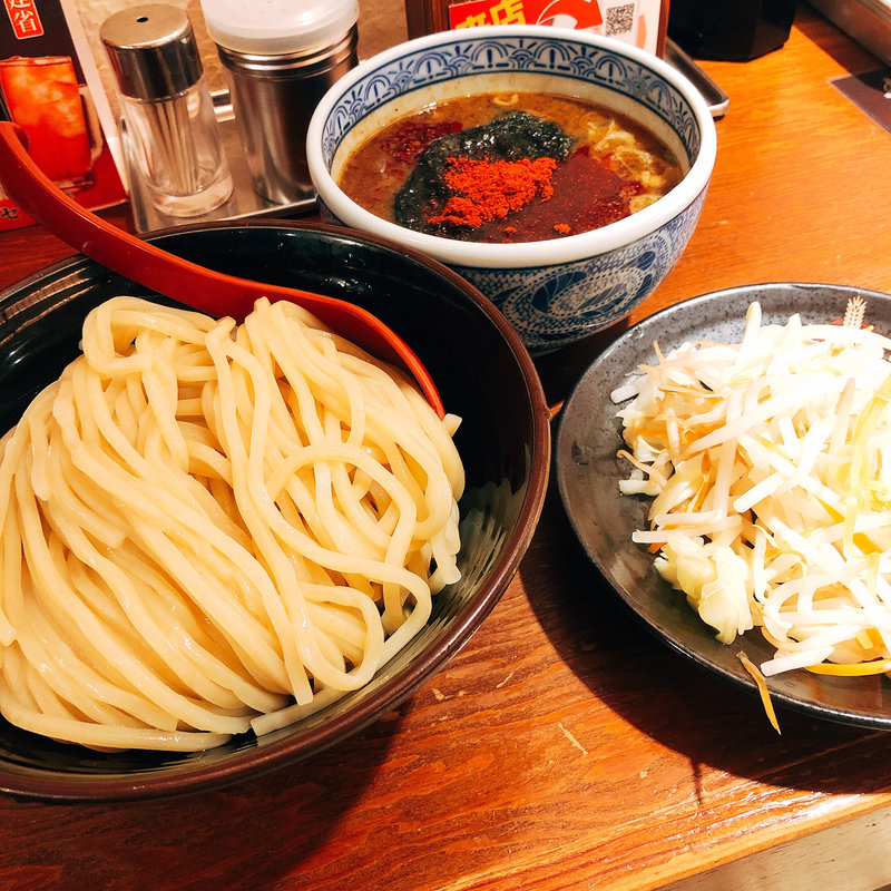 灼熱つけ麺(極限)(つけ麺専門店 三田製麺所 渋谷道玄坂店)