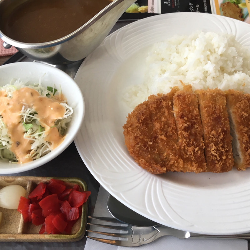 カツカレー(こだま神川カントリークラブ)