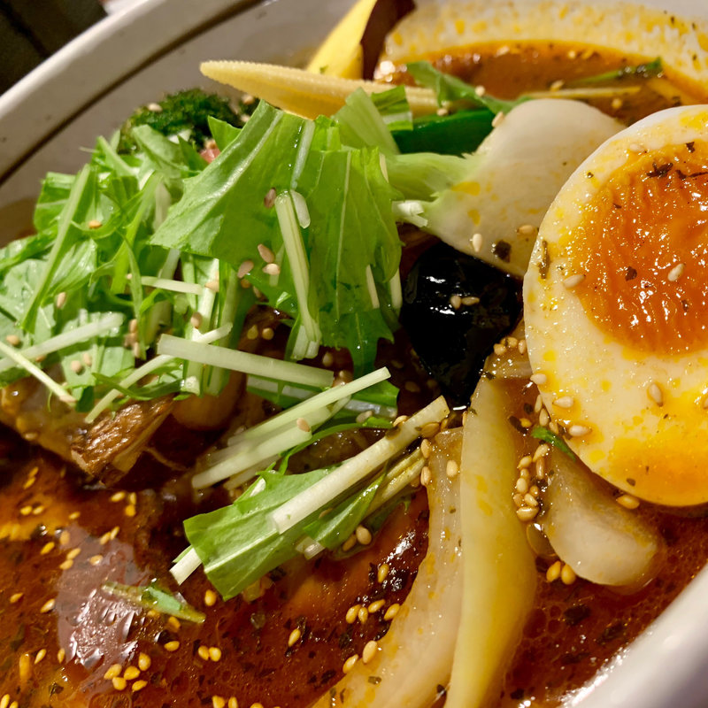 スープカレー 特選チキン野菜(札幌ドミニカ 銀座店)