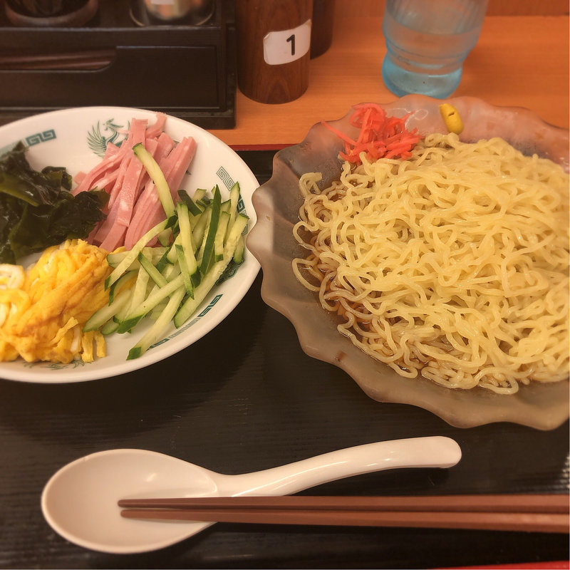 黒酢しょうゆ冷し麺大盛(日高屋 新所沢東口店 )