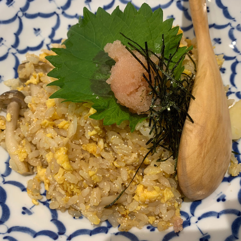たらこバター炒飯(ロンフーダイニング)