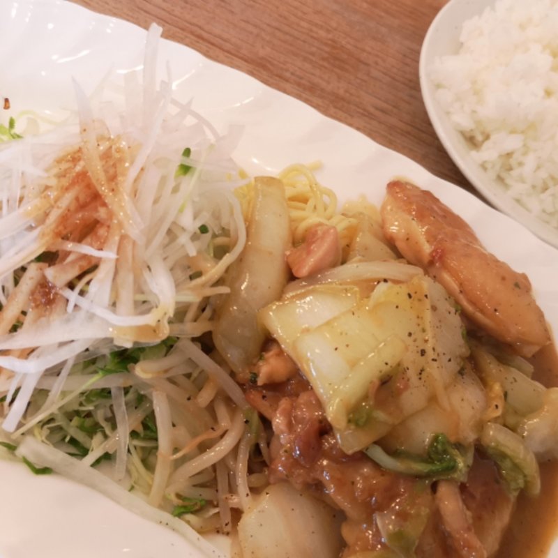 若鶏と白菜のソテー　照りマヨソース(ハイジ )