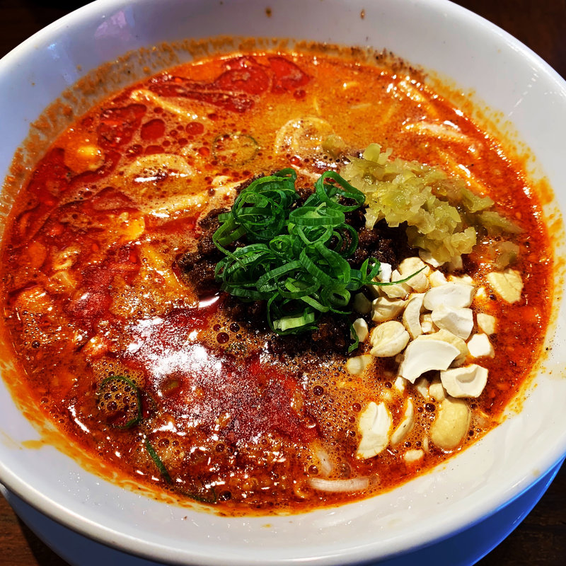 正宗担々麺・小麻婆丼セット(成都正宗担々麺 つじ田)