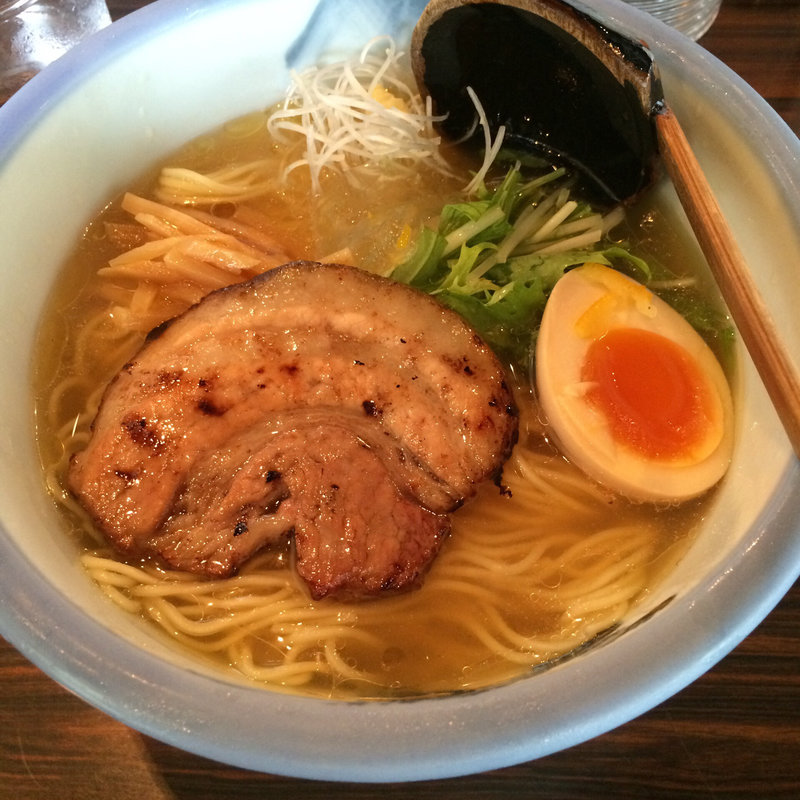 冷やし柚子塩ラーメン(AFURI 原宿)