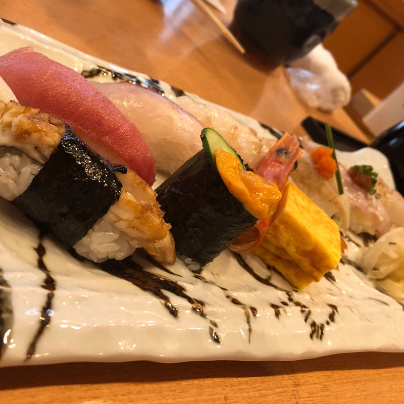 旬のおまかせにぎりセット(ひょうたん寿司)