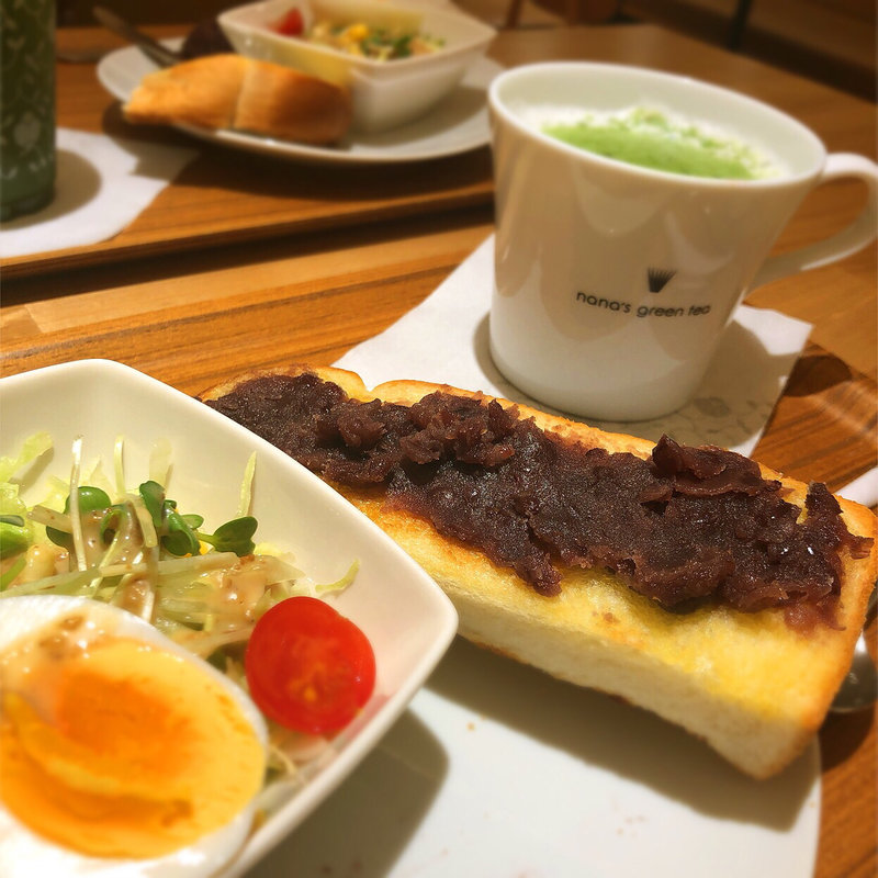 抹茶ラテ モーニング(ナナズグリーンティー 新静岡セノバ店 （nana's green tea）)