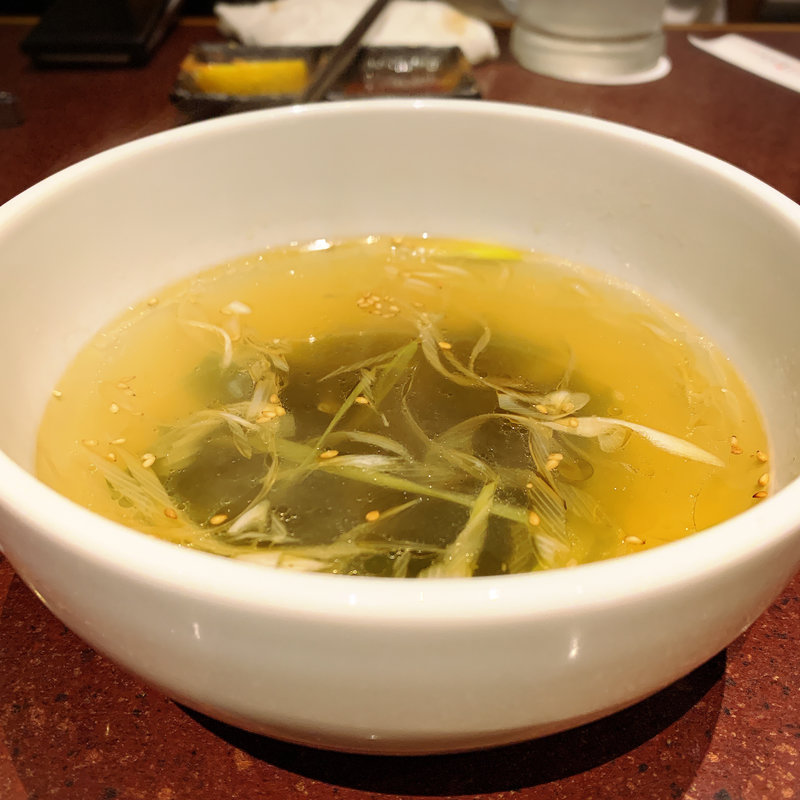 ワカメスープ(焼肉DOURAKU  （どうらく）)