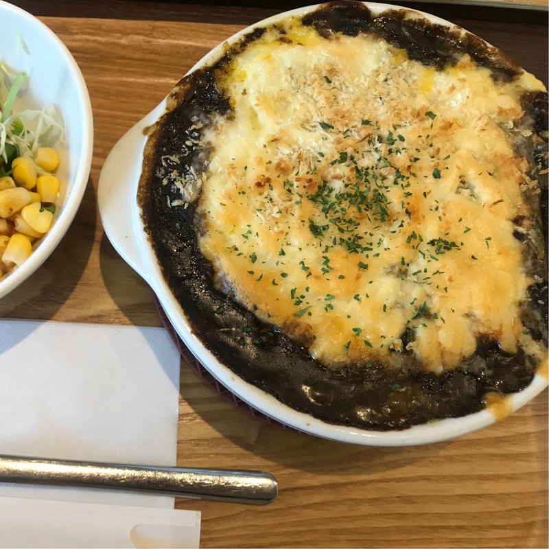 大人の黒焼きカレー？(門司港茶寮)