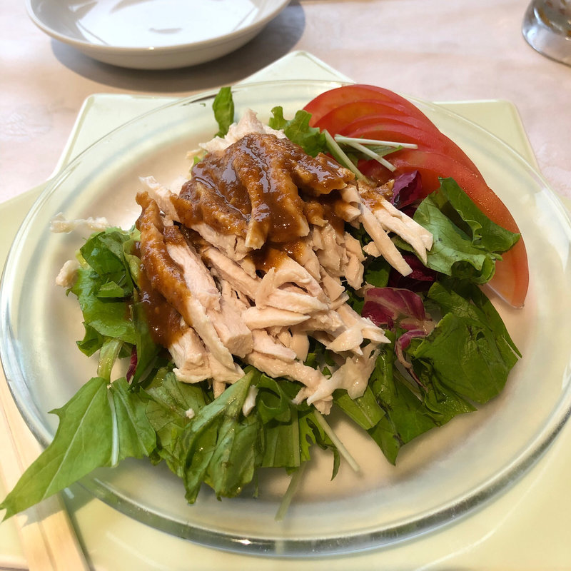 大和肉鶏の棒棒鶏(北京料理 奈良百楽 )